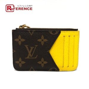 Louis Vuitton Monogram Porte Carte Romy Wallet canvas Jaune brown yellow